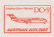 Meter Cut Netherlands 1973 Austrian Airlines - McDonnell Douglas DC-9 - Flugzeuge