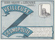 SUPERBE ETIQUETTE PUBLICITAIRE GRANDS MAGASINS DU LOUVRE Circa 1900 PARIS BOUGIE  VEILLEUSE COSMOPOLITE TBE - Pubblicitari