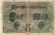 GERMANY- 5 MARK 1917  Wor:P-56a.1, Ros:R-54a - 5 Mark