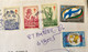 FINLAND 2007, T.B STAMP 1952 & 1958 USED!! TOTAL 7 STAMPS,BIRD OLY MPIC ,PLANT ,FLOWER HEALTH CAMP,GLOBE - Covers & Documents