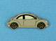 1 PIN'S //  ** NEW BEETLE VOLKSWAGEN / GRISE ** - Volkswagen