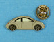 1 PIN'S //  ** NEW BEETLE VOLKSWAGEN / GRISE ** - Volkswagen