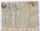 VP19.293 - Cachet De Généralité De LA ROCHELLE - Acte De 1781 Concernant La Famille BILLARD à LANDES Et Autres ...... - Cachets Généralité