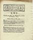 1791 HISTOIRE LA POSTE SOUS LA REVOLUTION LOI BAIL DES MESSAGERIES COCHES ET VOITURES D EAU  V.HISTORIQUE - Decrees & Laws