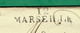 Delcampe - JUDAICA MARSEILLE 1817 LETTRE  Emmanuel Isaac Foa Négociant  Banquier à Elisée Raba Négociant  Bordeaux B.E.VOIR SCANS - Manuscritos