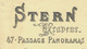 PARIS 1877 GRAVEUR IMPRIMEUR STERN PASSAGE DES PANORAMAS Pour OTARD DUPUY COGNACS VOIR SCANS+HISTORIQUE - Historische Documenten