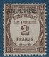 Andorre Français Taxe N°14* Faible Trace De Charnière Tres Frais & TTB Signé Calves - Neufs