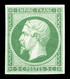 * N°12, 5c Vert Lumière, Quasi **, Très Jolie Nuance. SUP. R.R. (certificat)  Qualité: * - 1853-1860 Napoléon III