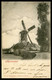 Leidschendam Houtzaagmolen De Salamander ,De Wiek 19  -. ( 20-6-1905 ) ,used  ,2 Scans For Condition. (Originalscan !! ) - Leidschendam