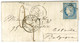 Etoile évidée / N° 37 Càd PARIS 60 18 FEVR. 71 Sur Lettre Insuffisamment Affranchie Pour Ostende Taxée 3 Au Tampon. Grif - War 1870