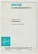 Brochure-leaflet De HOOVER Handelsmaatschappij N.V. Amsterdam (NL) Shampoo-polisher 1962 - Littérature & Schémas