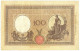 100 LIRE BARBETTI GRANDE B AZZURRO TESTINA FASCIO 09/04/1928 BB/BB+ - Regno D'Italia – Other