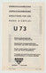 Brochure-leaflet AMROH Radio Onderdelen Muiden (NL) U73 - Littérature & Schémas