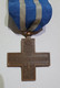 WWI - CROCE Al MERITO Di GUERRA (Regno D' Italia - Vittorio Emanuele III) Nastro Originale - Croix / Cross - Italien