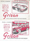 BUVARDS GRISON Série Automobile : 4CV RENAULT,403 PEUGEOT, D.B.PANHARD  21x 13 Cm (P01) - Automobile