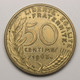 50 Centimes Marianne, Col à 3 Plis, Bronze-aluminium, 1963 - V° République - 50 Centimes