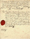 1770 BORDEAUX GUYENNE SIGN. JEAN BAPTISTE RAYMOND NAVARRE LIEUTENANT GENERAL Pour CARRERE GREFFIER +SCEAU B.E. - Historische Documenten