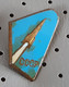 Rocket Space CCCP Vintage Pin Badge - Space