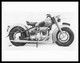 Photo 21,5 X 16,8 Cm - Moto SUNBEAM S7 - Motorcyle 1949 - CR FREE - Ohne Zuordnung