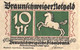 Germany Notgeld:Braunschweiger Staatsbank 10 Pfennig, 1921 - Sammlungen