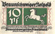 Germany Notgeld:Braunschweiger 10 Pfennig, 1923 - Collections