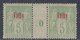 Vathy N° 2  XX  5 C. Vert-jaune En Paire Millésime 0 Sans Charnière Petit Point De Rousseur Sinon TB - Unused Stamps