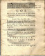 1791 RÉVOLUTION COMMERCE AVEC L'ETRANGER ORGANISATION De La DOUANE ET DES TARIFS DOUANIERS VOIR SCANS+HISTORIQUE - Historische Documenten