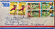 NEW ZEALAND 1971, USED AIRMAIL COVER TO ENGLAND HEALTH,HOCKEY GIRL PLAYERS SWIMMING CHILD 6 STAMPS!!! TEARO CANCELLATIO! - Brieven En Documenten
