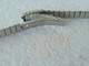 Delcampe - Vintage Stainless Steel " Cat " Lady Watch Band Bracelet 10mm (#76) - Montres Gousset