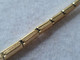 Vintage Stainless Steel Gold Filled Expansion Ring End Lady Watch Band Bracelet (#71) - Montres Gousset