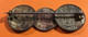 Antique Silver Plated Victorian Coin Brooch 2 & Half Farthings - Sonstige & Ohne Zuordnung
