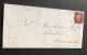 3 GB Penny Red Imperf Covers To Manchester Number Post Mark Nice - Cartas & Documentos