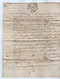 VP19.306 - Cachet De Généralité De LA ROCHELLE - Acte De 1747 Concernant Mr P. BILLARD Au Moulin De Pallut à LANDES - Cachets Généralité