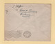 Inadmis - Retour A L Envoyeur - Lettre D EBordeaux Pour Service Hydrographique D Ela Marine - 1940 - WW II