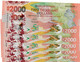 Guyana 5x 2000 Dollars 2022 UNC - Guyana