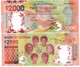 Guyana 5x 2000 Dollars 2022 UNC - Guyana