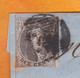 1860 - Enveloppe Pliée De LIEGE LUIK Vers JUPILLE Sur Meuse - 10 Centimes - 1858-1862 Medaillen (9/12)