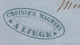 1860 - Enveloppe Pliée De LIEGE LUIK Vers JUPILLE Sur Meuse - 10 Centimes - 1858-1862 Médaillons (9/12)