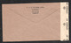 1942 CACHET CENSURE / OPEN BY EXAMINER 55 PC90 / EMA VICARS NEWTON LE WILLOWS LANCASHIRE / BISCUITERIE GONDOLO     D499 - Postmark Collection
