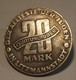 GETTO 20 MARK 1943 LITZMANNSTADT GERMAN COIN MONETA GHETTO EBREI JUDE JUIFE Auschwitz JUDE EBREI GERMANY - Sammlungen