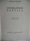 NEDERLANDSE POËTICA  Door Achilles Mussche 1965  ° & + Gent Poëzie Taal Letterkunde Rijm Ritme Metrum - Poésie