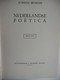 NEDERLANDSE POËTICA  Door Achilles Mussche 1965  ° & + Gent Poëzie Taal Letterkunde Rijm Ritme Metrum - Dichtung