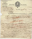 1822 ENTETE ROYAUME DE FRANCE JUSTICE PRESIDENT TRIBUNAL CVIL PONT AUDEMER Eure Sign. Delaman - Documents Historiques