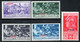 712.GREECE.ITALY,DODECANESE.1930 FERRUCCI.PISCOPI,EPISKOPI,# 59-63 MNH - Dodekanisos