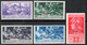 715.GREECE.ITALY,DODECANESE.1930 FERRUCCI.SIMI  # 59-63 MNH - Dodecanese