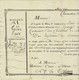 1787 GRAND FORMAT RARE LETTRE DE VOITURE ROULAGE VOITURIER Joseph Mineur à Charleville AVEC SIGNATURE B.E.V.SCANS - ... - 1799