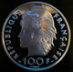 France 100 FRANCS - 15 ECUS 1993 Silver Proof KM# 1029 "Mediterranean Games" (free Sipping Via Registered Air Mail) - Probedrucke