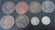 Grande-Bretagne / Great Britain - 8 Monnaies : One Penny 1892 à 1905 + 6 Pence En Argent 1925, 1938 - Collections