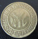 Etats-Unis / United States - Jeton Metro New-York City Transot Authority / Good For One Fare - Monedas/ De Necesidad