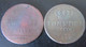 Royaume De 2 Siciles - 2 Monnaies Tornesi Dieci 1825 Et 1840 (usures) - Sizilien